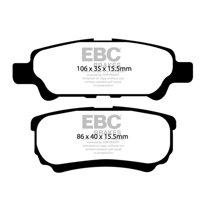 EBC Greenstuff 2000 Series Sport Brake Pads (DP21563)