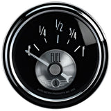 AutoMeter Prestige Series Black 52mm 0-90OHM Short Sweep Electronic Fuel Level Gauge (2014)