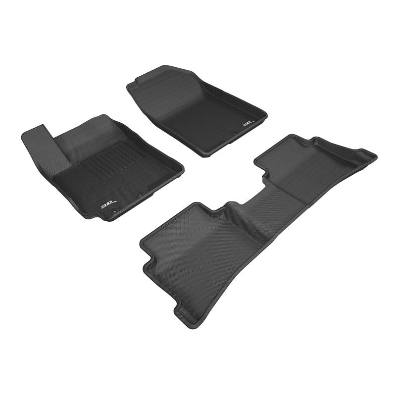 3D Maxpider KAGU Floor Mat, BLACK, 1ST ROW/2ND ROW (L1HY08701509)