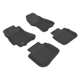 3D Maxpider KAGU Floor Mat, BLACK, 1ST ROW/2ND ROW (L1SB00601509)