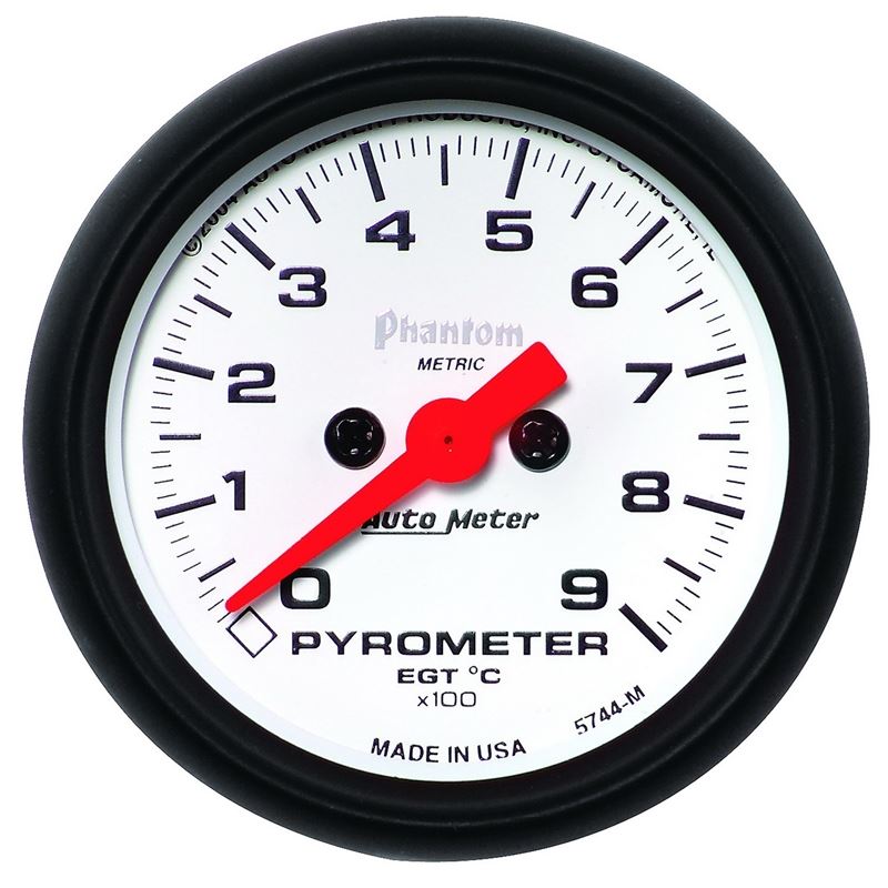 AutoMeter Phantom FSE 52mm 0-900 Deg C Electronic Guage Kit (5744-M)