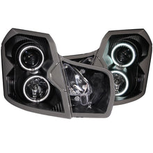 Load image into Gallery viewer, ANZO USA 2003-2007 Cadillac Cts Projector Headlights w/ Halo Black (CCFL) (121417)