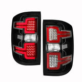 ANZO USA LED Taillights Black Lens, Pair (311289)