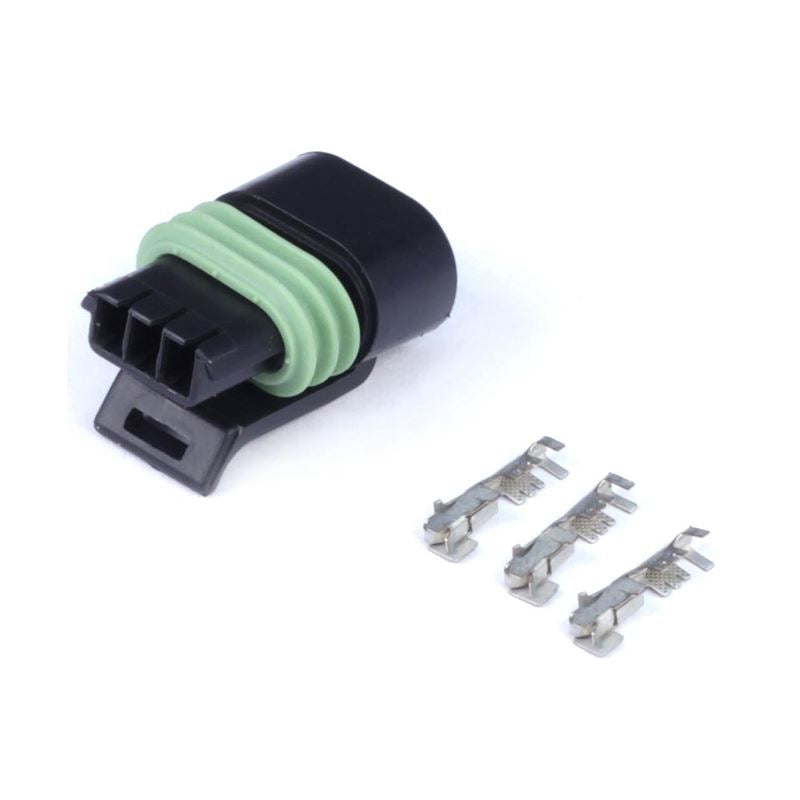 Haltech Plug and Pins Only - Delphi 3 Pin Single Row Flat Coil (HT-030414)