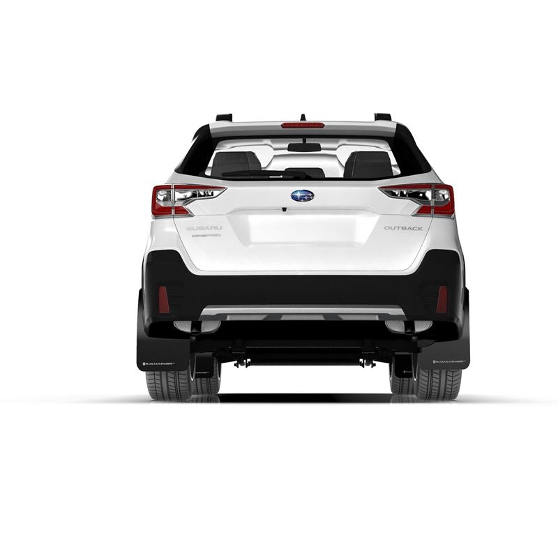 Rally Armor Black Mud Flap/Grey Logo for 2020 Subaru Outback (MF66-UR-BLK/GRY)