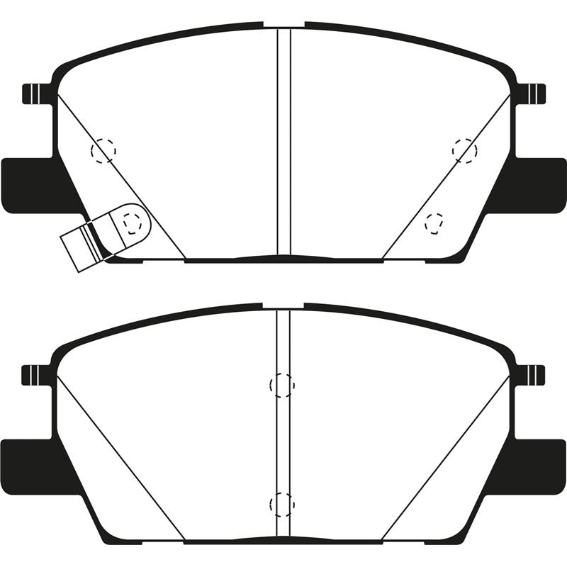 EBC Redstuff Ceramic Low Dust Brake Pads (DP33068C)