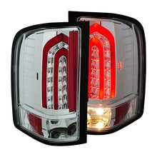 Load image into Gallery viewer, ANZO USA 2007-2013 Chevrolet Silverado 1500 LED Taillights Chrome (321341)