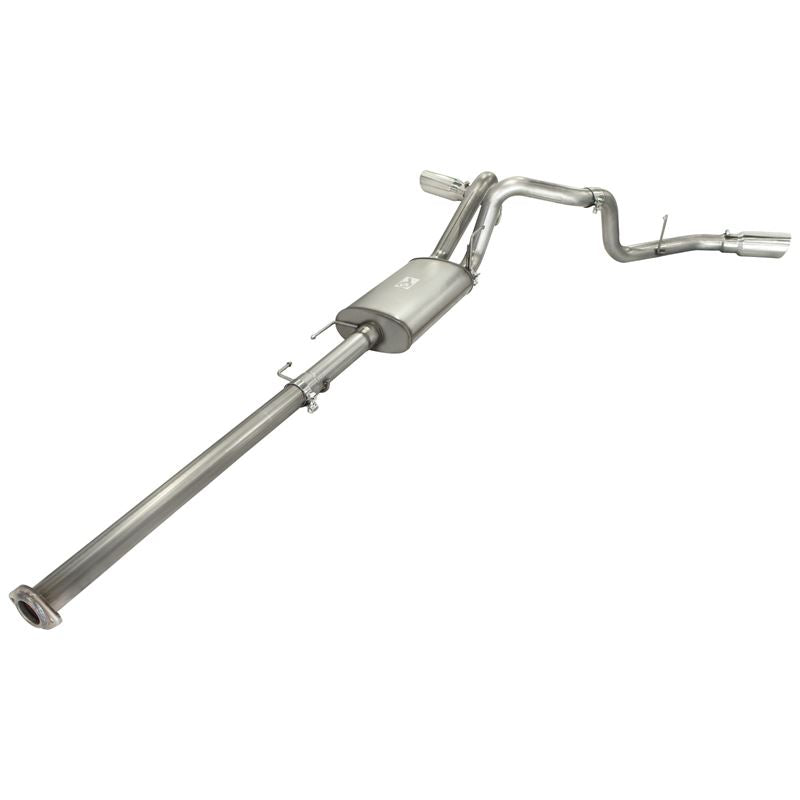 aFe MACH Force-Xp 3 IN 409 Stainless Steel Cat-Back Exhaust System w/Polished Tip (49-43056-P)