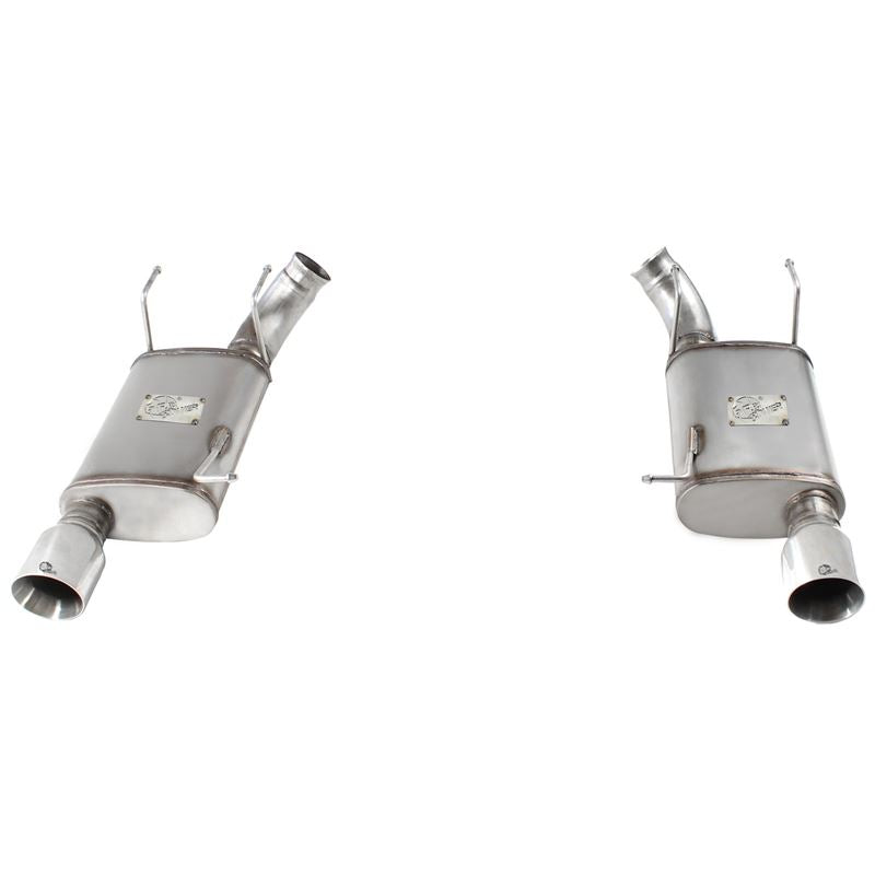 aFe MACH Force-Xp 3 IN 409 Stainless Steel Axle-Back Exhaust System w/Polished Tip (49-43052-P)