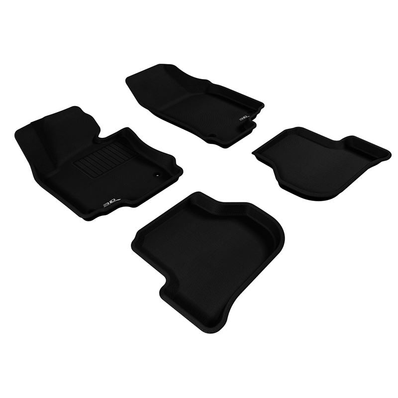 3D Maxpider KAGU Floor Mat, BLACK, 1ST ROW/2ND ROW (L1VW00801509)