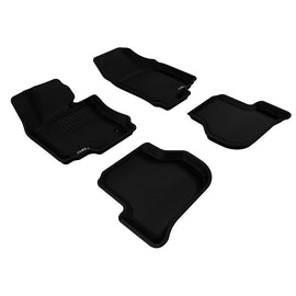 3D Maxpider KAGU Floor Mat, BLACK, 1ST ROW/2ND ROW (L1VW00801509)