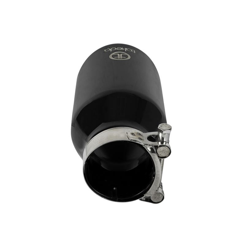 Takeda 409 Stainless Steel Clamp-on Exhaust Tip Black (49T25404-B08)