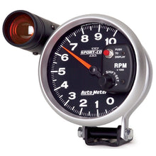 Load image into Gallery viewer, AutoMeter Sport-Comp II 5 inch 0-10000 RPM Pedestal Mount Tachometer Shift-Lite (3699)