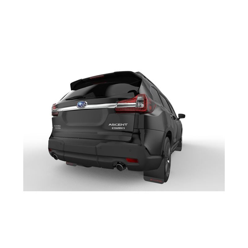 Rally Armor Black Mud Flap/White Logo for 2019-2020 Subaru Ascent (MF49-UR-BLK/WH)