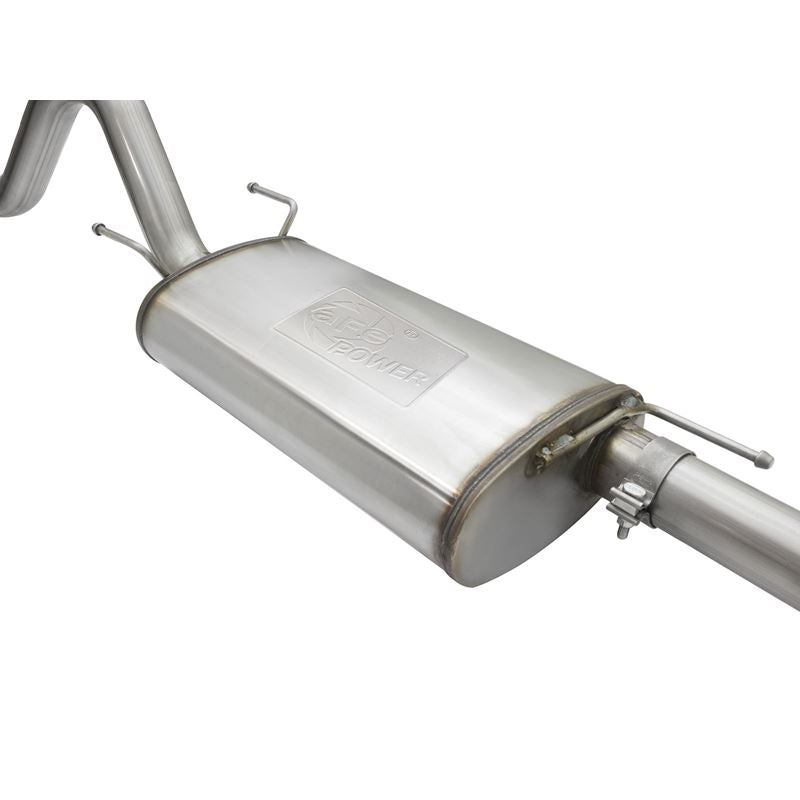 aFe MACH Force-Xp 3 IN 409 Stainless Steel Cat-Back Exhaust System w/Polished Tip (49-46026-P)