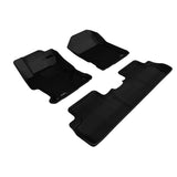 3D Maxpider KAGU Floor Mat, BLACK, 1ST ROW/2ND ROW (L1HD04501509)