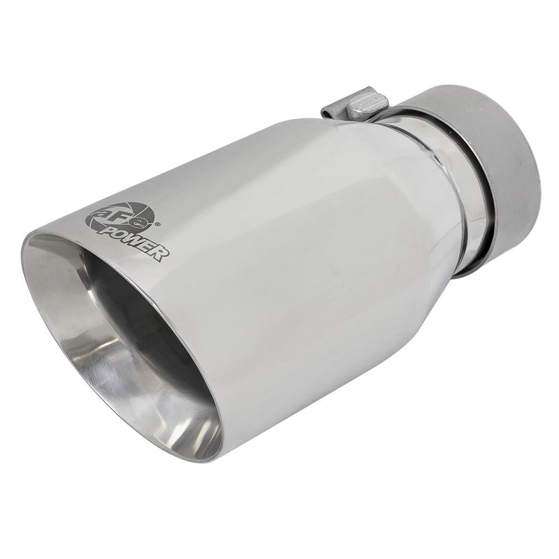 aFe MACH Force-Xp 304 Stainless Steel Clamp-on Exhaust Tip Polished (49T30454-P092)