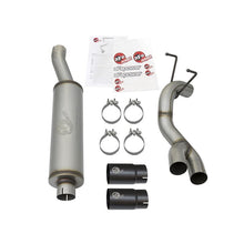 Load image into Gallery viewer, aFe Rebel Series 3-1/2 IN Stainless Steel Cat-Back Exhaust System w/Black Tip (49-42057-B)