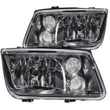 Load image into Gallery viewer, ANZO USA 1999-2005 Volkswagen Jetta Crystal Headlights Black w/o Bulbs (121169)