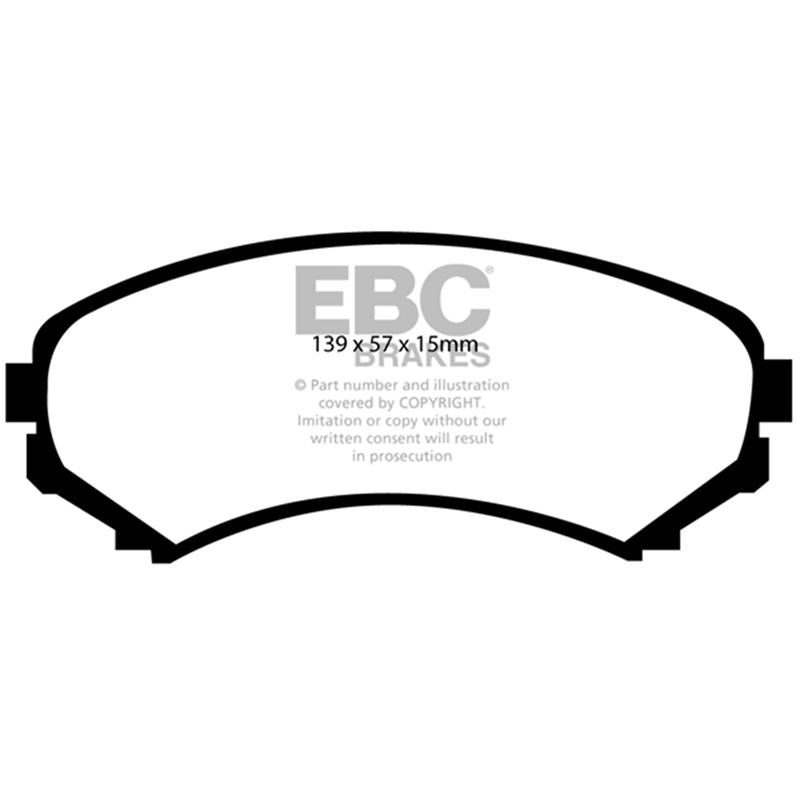 EBC Ultimax OEM Replacement Brake Pads (UD867)