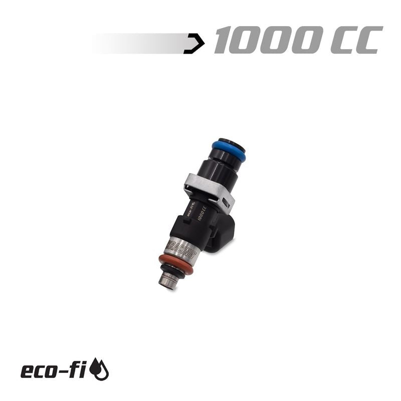 Blox Racing Eco-Fi Street Injectors 1000cc/min w/1/2in Adapter Honda K Series (Single Injector) (BXEF-04914.14-1000-SP)