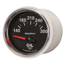 Load image into Gallery viewer, AutoMeter GS 52mm 140-300 Deg F Short Sweep Electronic Oil Temperature Gauge (3848)