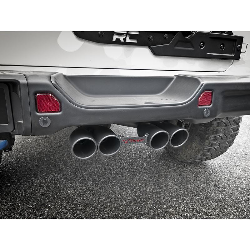 aFe Rebel Series 2-1/2 IN 304 Stainless Steel Cat-Back Exhaust System w/ Black Tip (49-38073-B)