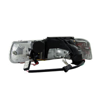 Load image into Gallery viewer, ANZO USA 1999-2002 Chevrolet Silverado 1500 Projector Headlights w/ Halo Chrome (111190)