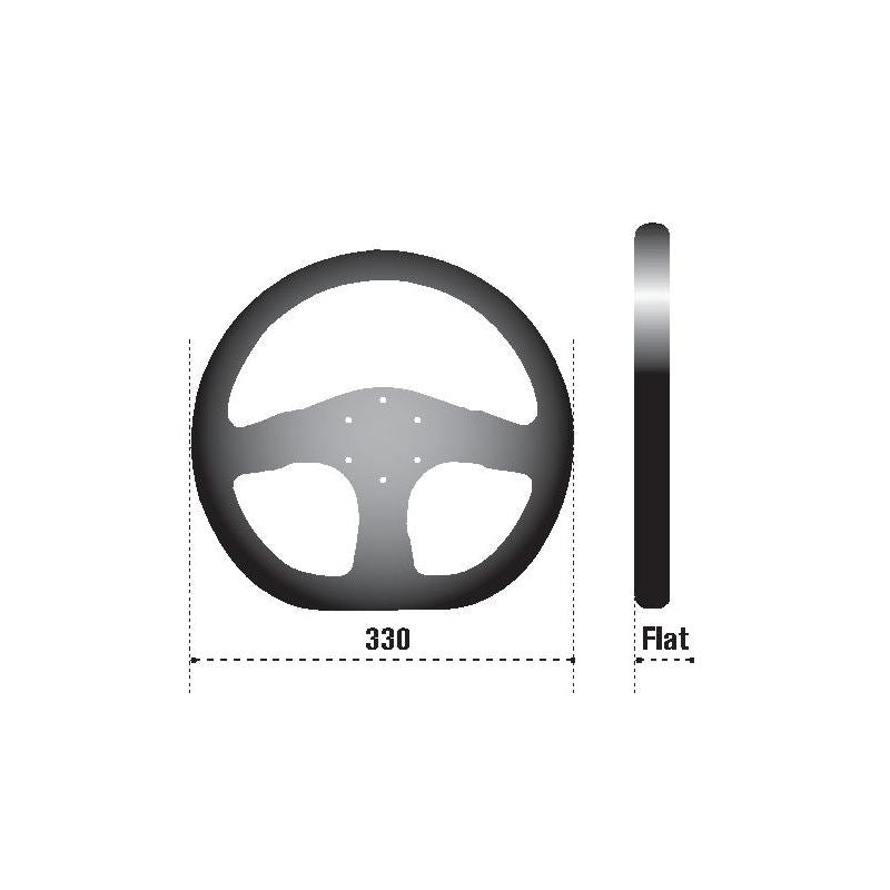 Sparco L360 Racing Steering Wheel, Black Leather (015TRGL1TUV)