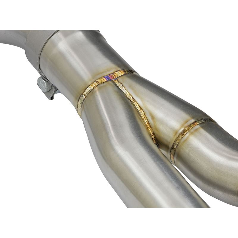 aFe MACH Force-Xp 3 to 2-1/2in 304 Stainless Steel Axle-Back Exhaust w/Polished Tip (49-36333-P)