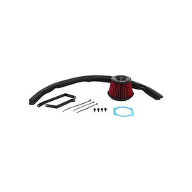 APEXi® Power Metal Polished Short Ram Air Intake System with Red Filter (507-F005)