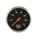 AutoMeter Designer Black 3-1/8in Electrical 7k RPM Tachometer (1478)