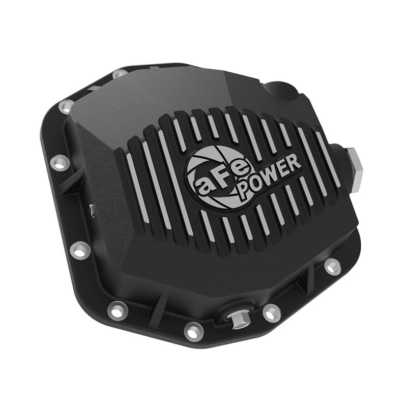 aFe Pro Series Rear Differential Cover Black w/ Machined Fins (Dana M220) (46-71000B)