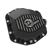 Load image into Gallery viewer, aFe Pro Series Rear Differential Cover Black w/ Machined Fins (Dana M220) (46-71000B)