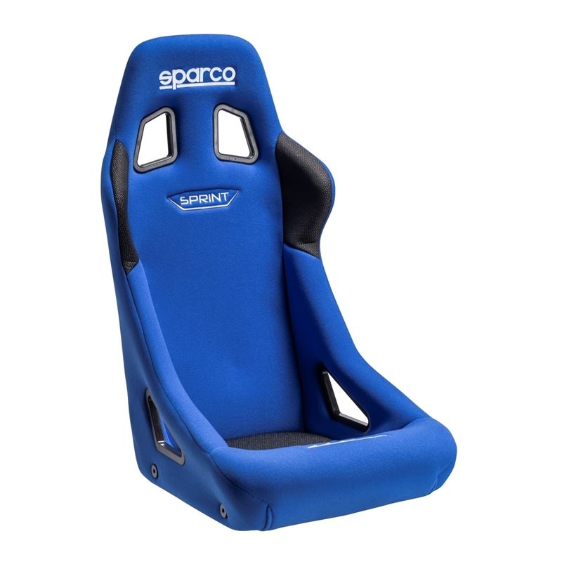 Sparco Sprint Racing Seats, Blue/Blue Cloth with Blue Stitch (008235AZ)