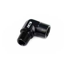 Load image into Gallery viewer, HPS Pefromance 90 deg 1/2 NPT Male to Female Adapter Aluminum (AN914-04)