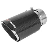 aFe MACH Force-Xp 304 Stainless Steel Clamp-on Exhaust Tip Carbon Fiber (49T25354-C07)