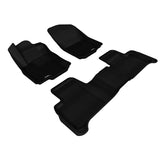 3D Maxpider KAGU Floor Mat, BLACK, 1ST ROW/2ND ROW (L1MB02901509)