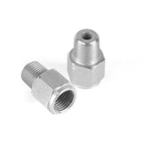 Haltech M10 x 1.0 to 1/8 BSPT Adaptor - Stainless Steel (HT-010921)