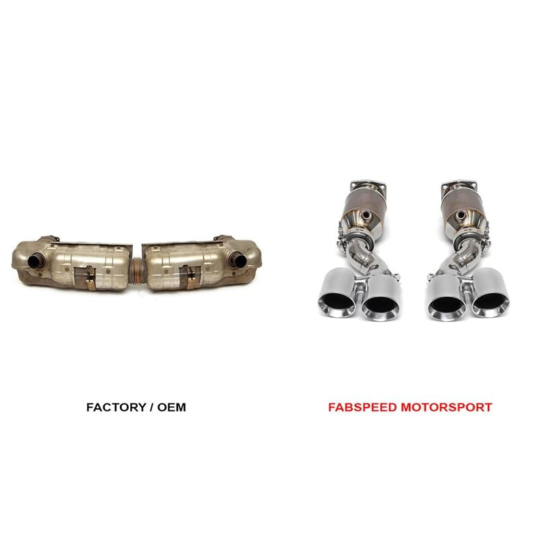 Fabspeed 997 Turbo Muffler Bypass Exhaust System (06-09) (FS.POR.997T.MBSCP)