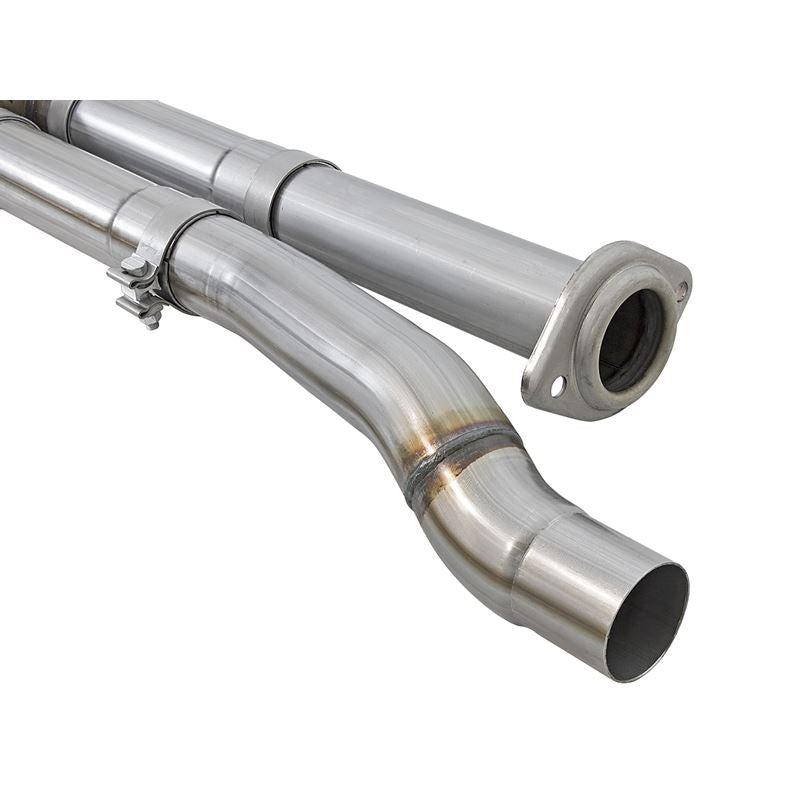 aFe MACH Force-Xp 3 IN 409 Stainless Steel Cat-Back Exhaust System w/Black Tip (49-43045-B)