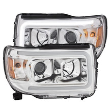 Load image into Gallery viewer, ANZO USA 2015+ GMC Canyon Projector Headlights w/ Plank Style Design Chrome w/ Amber (111382)