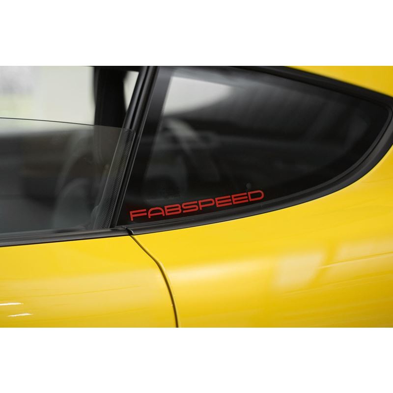 Fabspeed Motorsport Die-Cut Decals (FS.DECSET.RED)