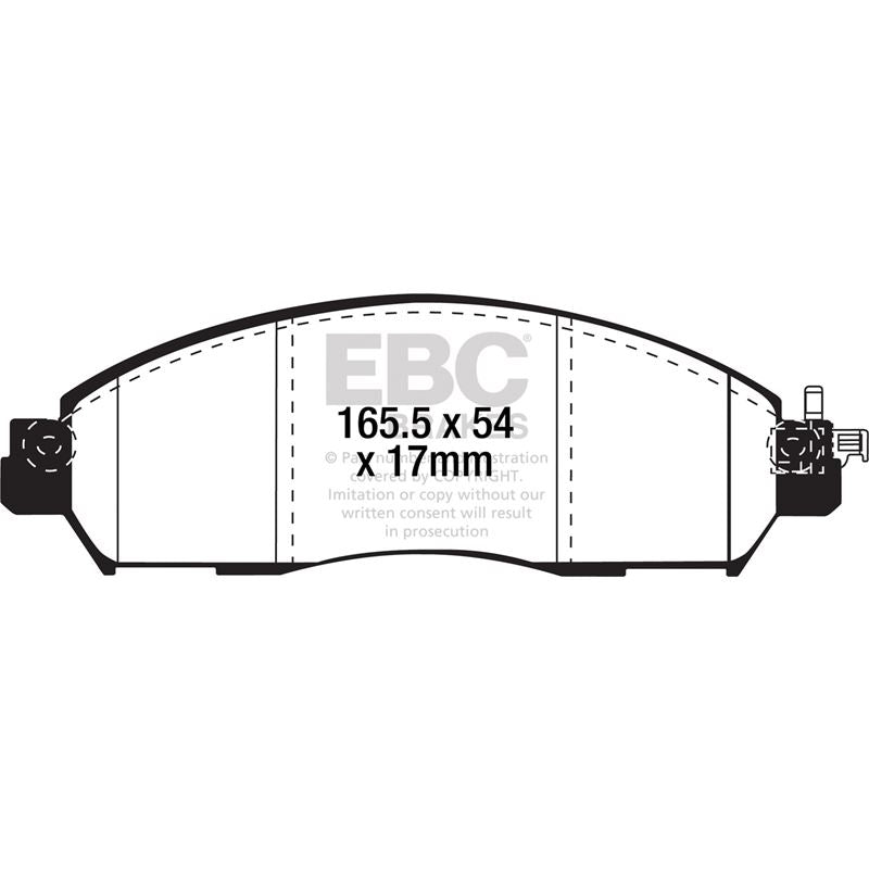 EBC Greenstuff 2000 Series Sport Brake Pads (DP22310)