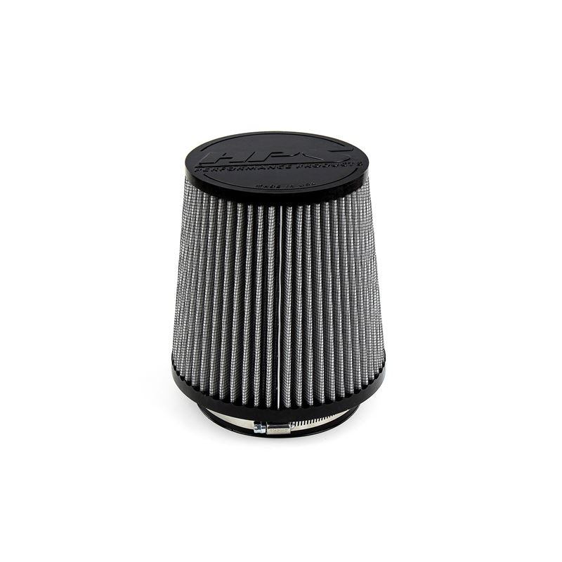 HPS Performance air filter, 5" flange ID, 8" height, pre-oiled and reusable (HPS-4338)