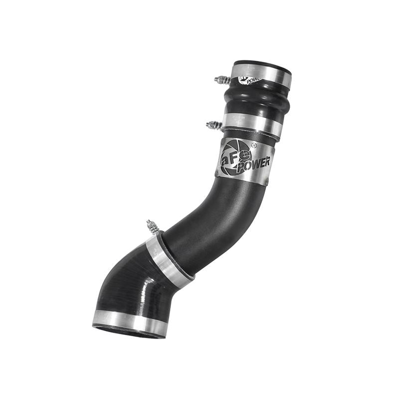 aFe BladeRunner 3 IN Aluminum Hot Charge Pipe Black (46-20068-B)