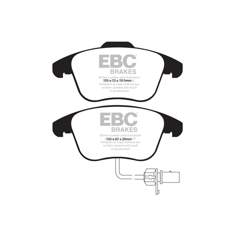 EBC Yellowstuff Street And Track Brake Pads (DP41998R)