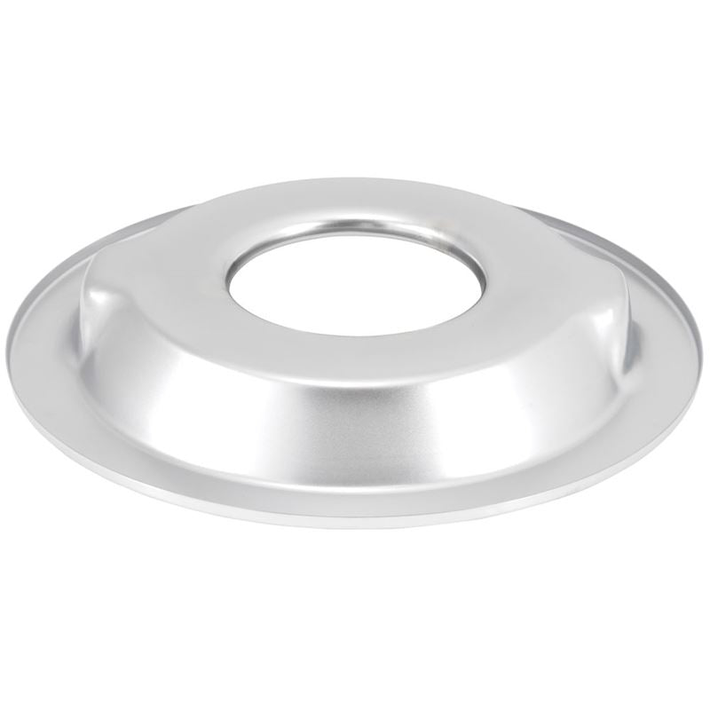 K&N Metal Base Plate 14in OD 5-1/8in Flange Chrome Finish (85-3549)