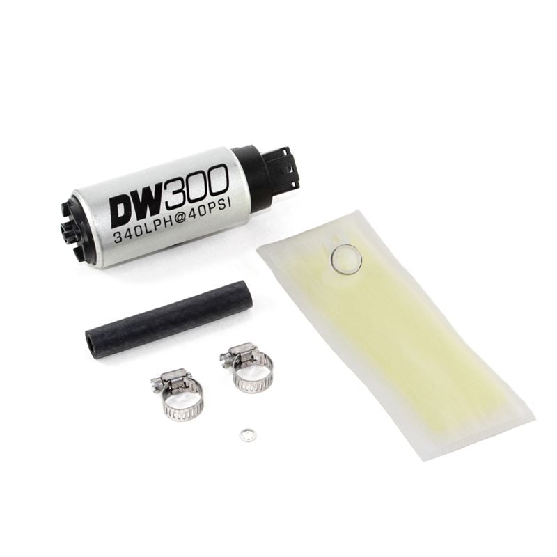 Deatschwerks DW300 series, 340lph in-tank fuel pump w/ install kit (9-301-0846)