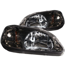 Load image into Gallery viewer, ANZO USA 1999-2000 Honda Civic Crystal Headlights Gun-Metal Gray (121234)